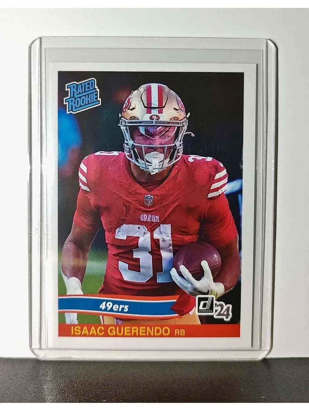 Isaac Guerendo Rookie 2024 Panini Rated Rookie Retro NFL #13 SF 49ers 1 of 890